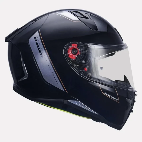 MT Revenge 2 Solid Gloss Black Helmet