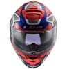 LS2 FF800 Storm Faster Red Blue Gloss - Image 5