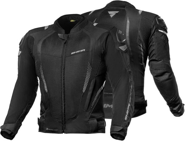 Shima Mesh Pro Black Riding Jacket