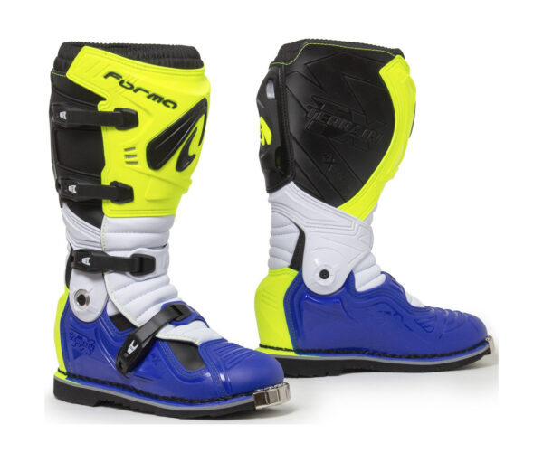 Forma Terrain Evolution TX Riding Boots YELLOW WHITE BLUE